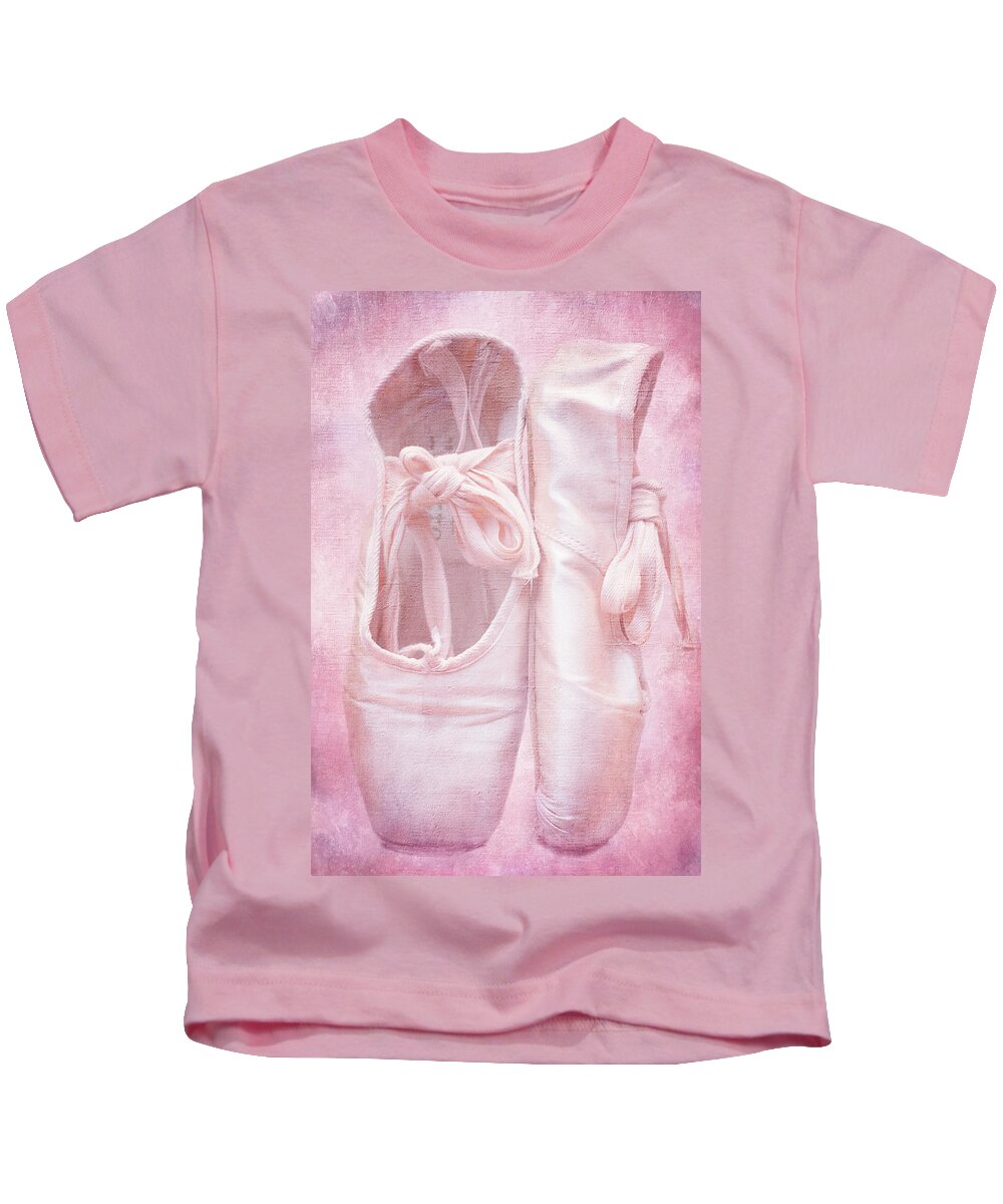 Shoes Kids T-Shirt featuring the photograph En Pointe by Iryna Goodall