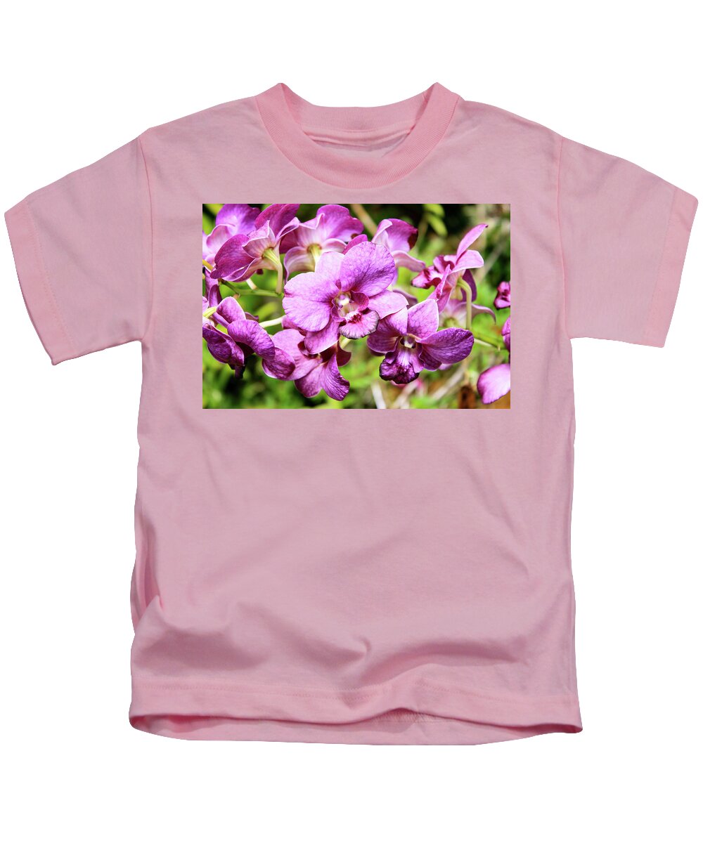 Orchid Kids T-Shirt featuring the photograph Hawaii Orchid 3 by Matt Sexton