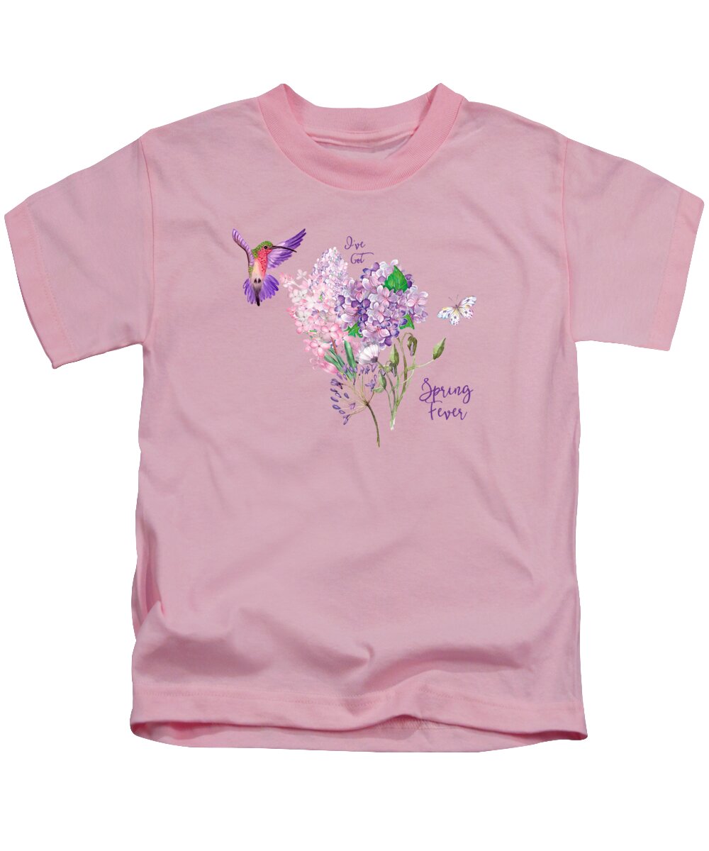 Flowers Kids T-Shirt featuring the photograph I've Got Spring Fever by Lynn Bauer