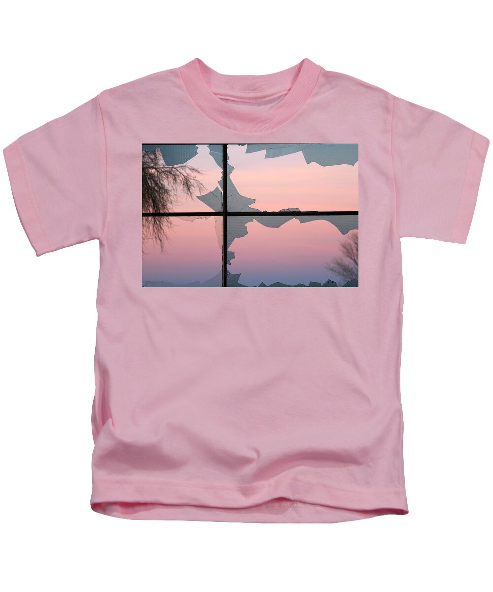 Broken Kids T-Shirt featuring the photograph Jagged Twilight by DArcy Evans