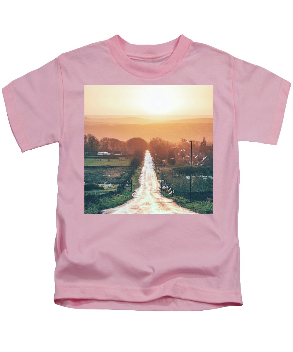 Whpfirstlight Kids T-Shirt featuring the photograph Long Line ... Actually The Name Of This by Dan Cook