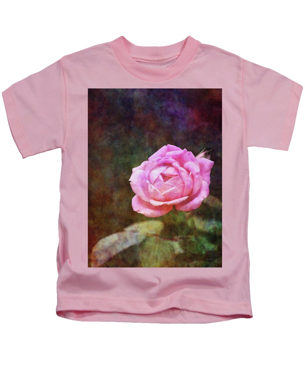 Loves Pink Kids T-Shirt featuring the photograph Loves Pink 1279 IDP_2 by Steven Ward
