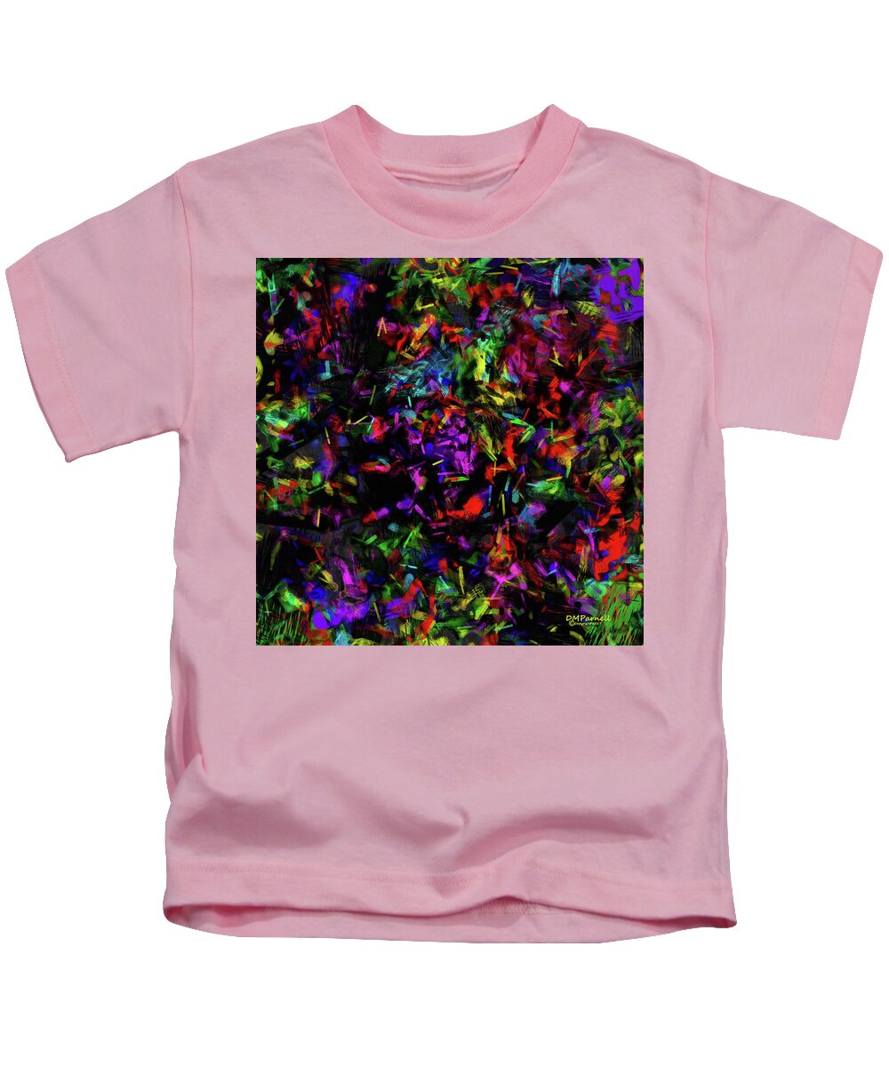 Abstract Kids T-Shirt featuring the digital art Misdirection by Diane Parnell