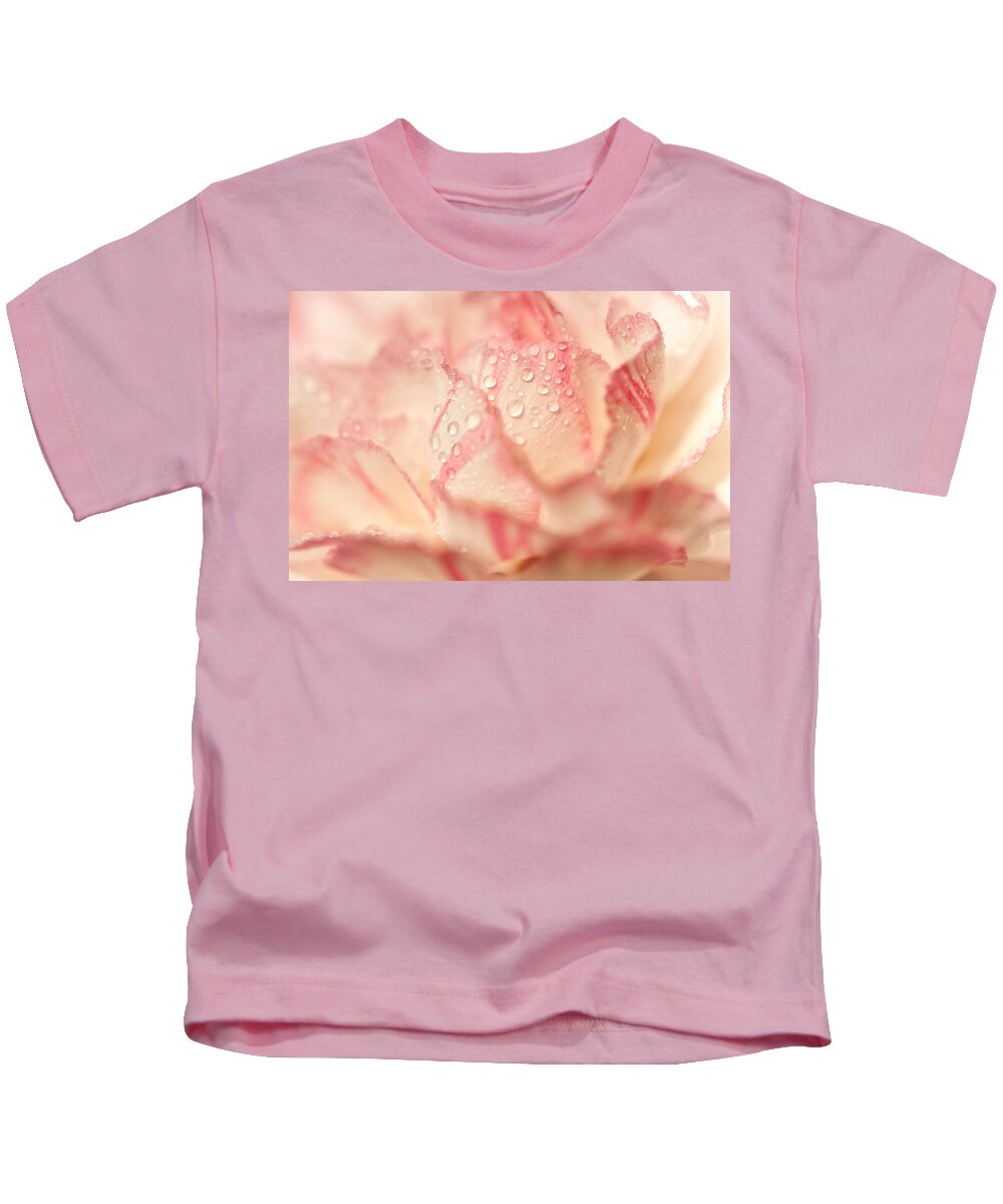 Jenny Rainbow Fine Art Photography Kids T-Shirt featuring the photograph Morning Freshness. Natural Watercolor. Touch of Japanese Style by Jenny Rainbow