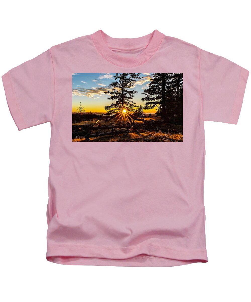 Sunset Kids T-Shirt featuring the photograph Mount Grant by Thomas Ashcraft