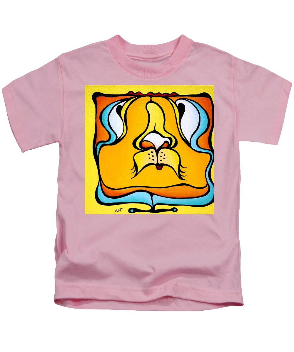 Old Kids T-Shirt featuring the painting Old Guyser by Amy Ferrari