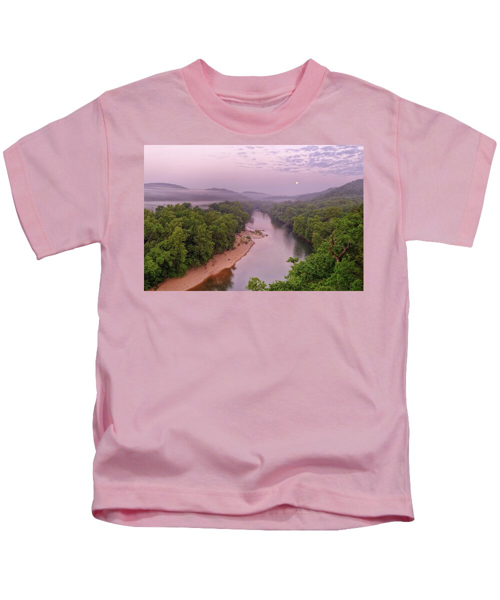 2016 Kids T-Shirt featuring the photograph Owl's Bend by Robert Charity