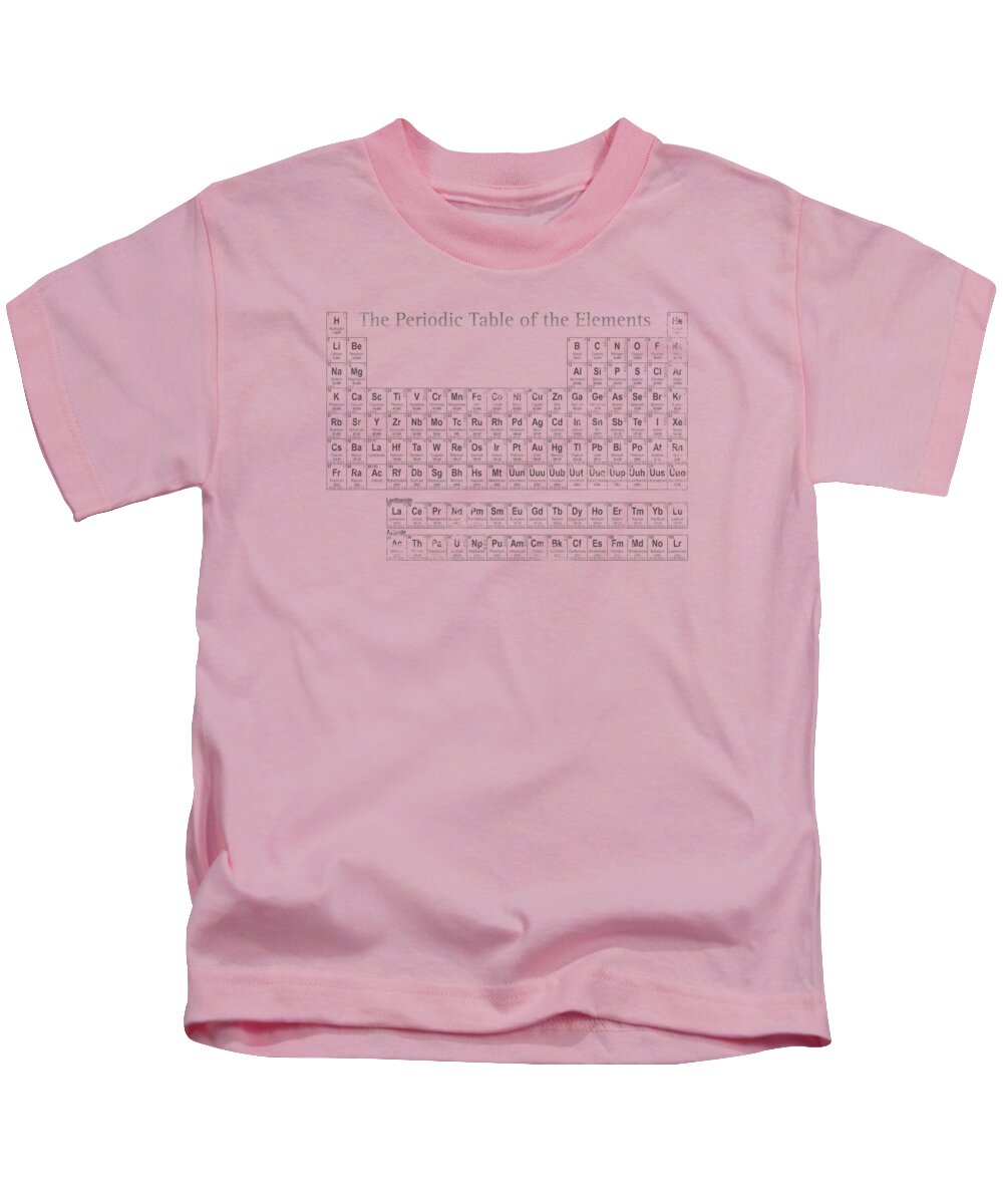 Periodic Kids T-Shirt featuring the mixed media Periodic Table of the Elements by Design Turnpike