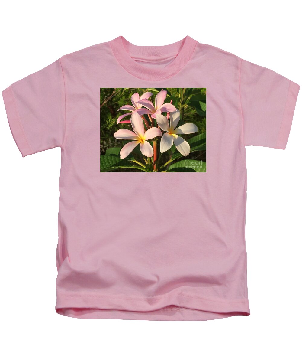 Plumeria Kids T-Shirt featuring the photograph Plumeria Heaven by LeeAnn Kendall