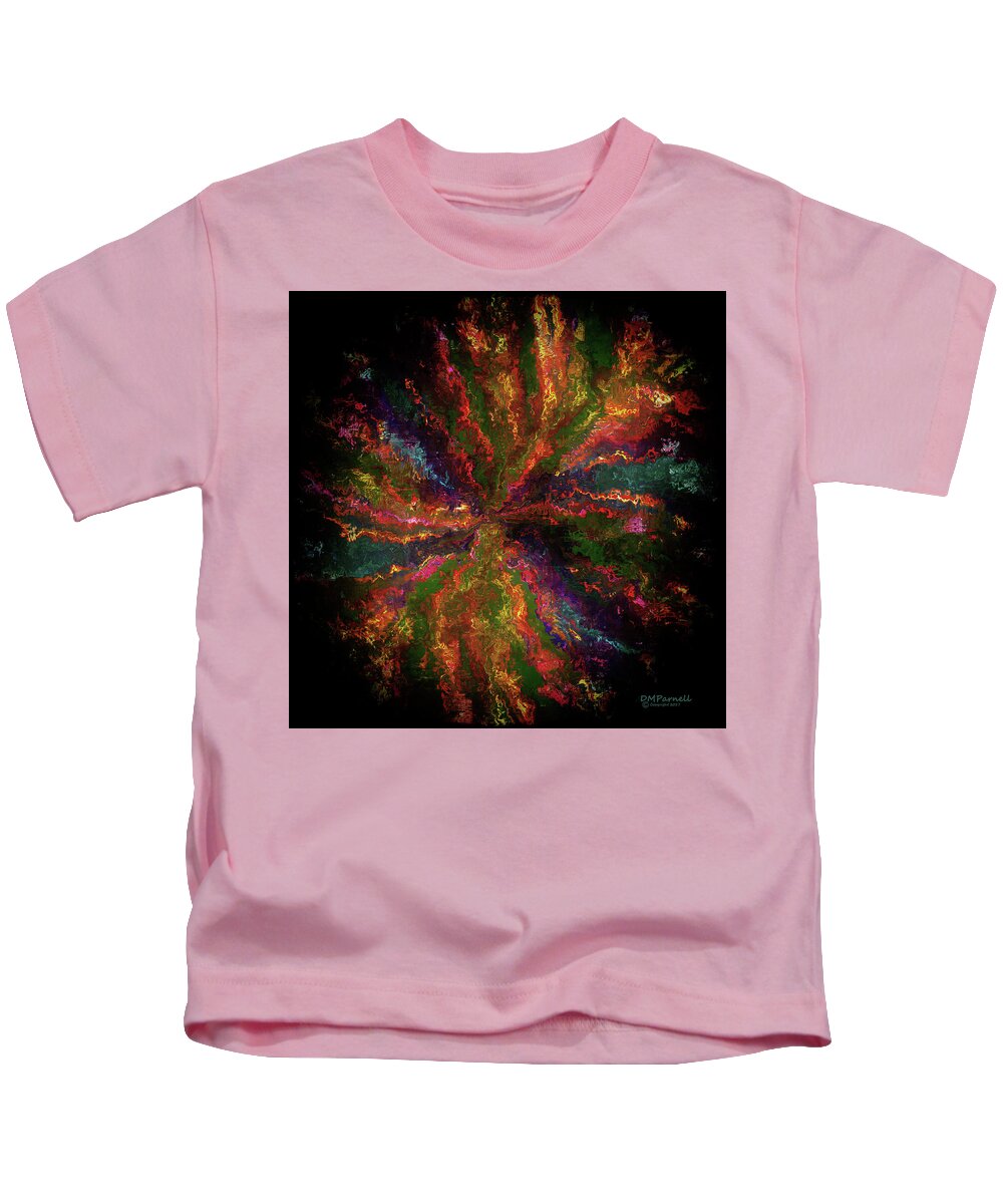 Flower Kids T-Shirt featuring the digital art Strange Bloom by Diane Parnell