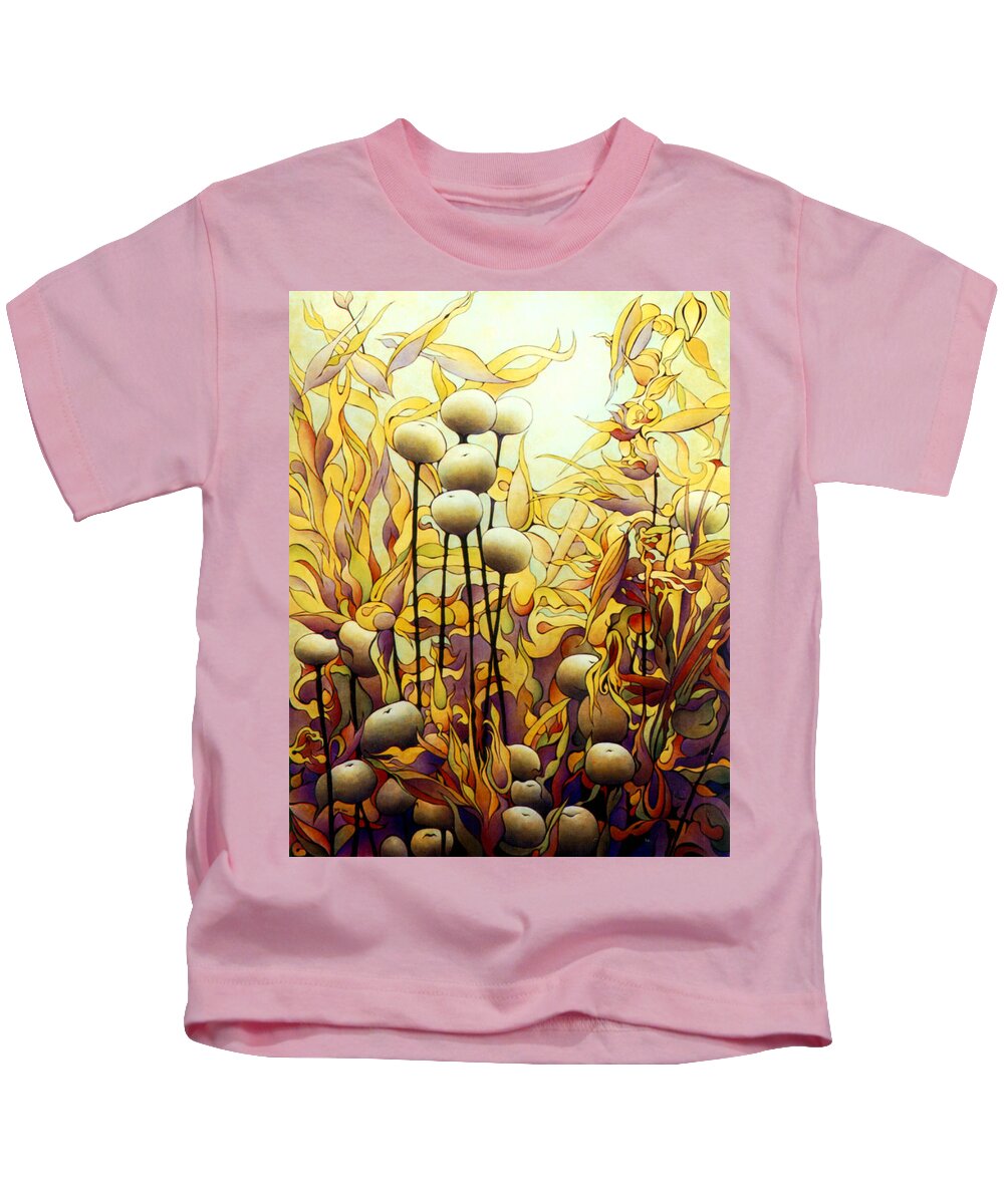 Tether Kids T-Shirt featuring the painting Tethered Dream by Amy Ferrari