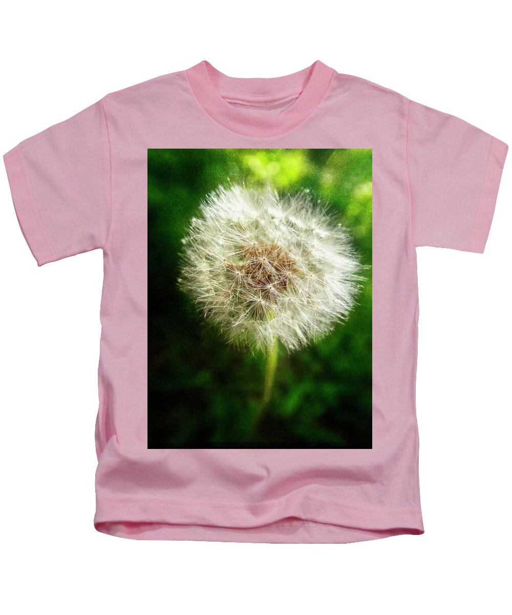 Appalachia Kids T-Shirt featuring the photograph The Magic of Dandelions by Debra and Dave Vanderlaan