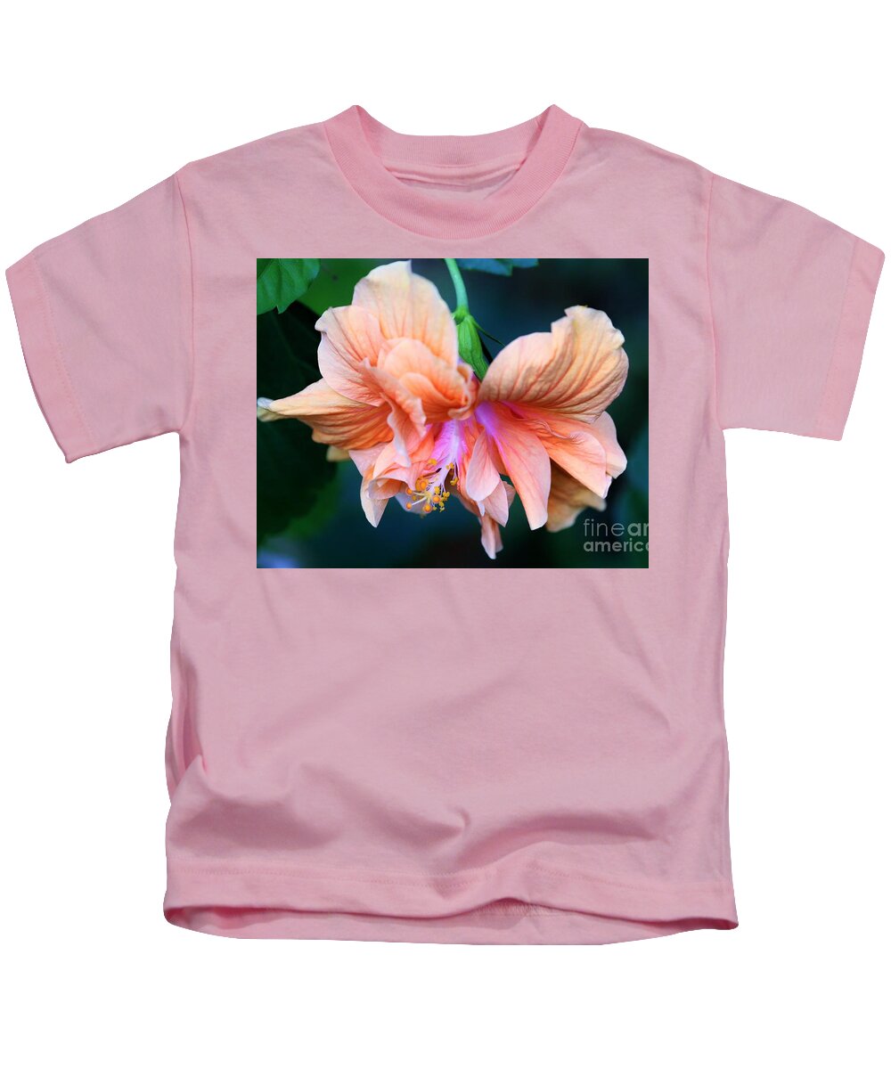 Hibiscus Kids T-Shirt featuring the photograph Tropical Beauty by Diann Fisher