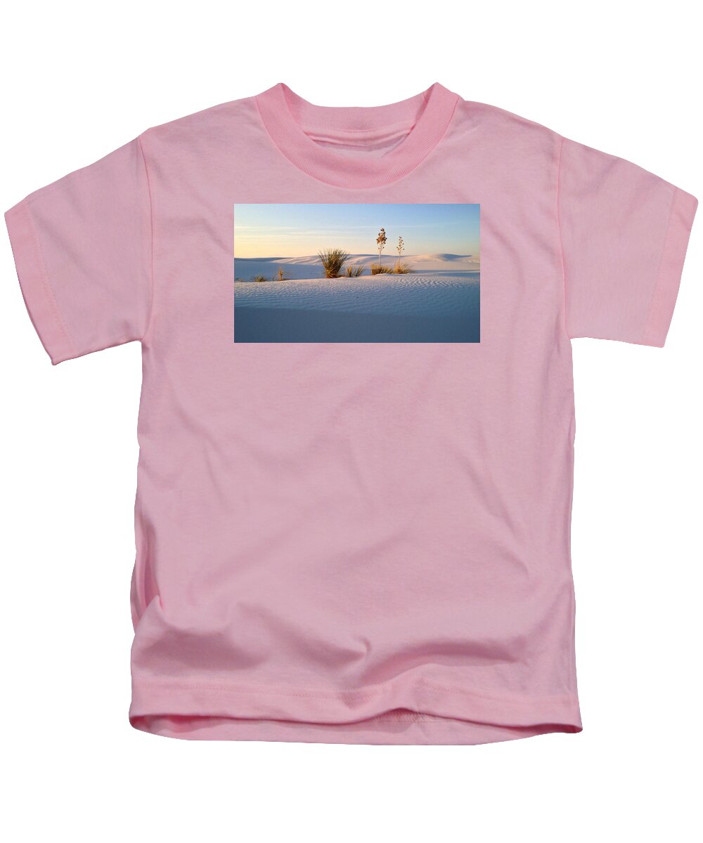 White Sands National Monument Kids T-Shirt featuring the photograph White Sand Beauty by Carol Milisen
