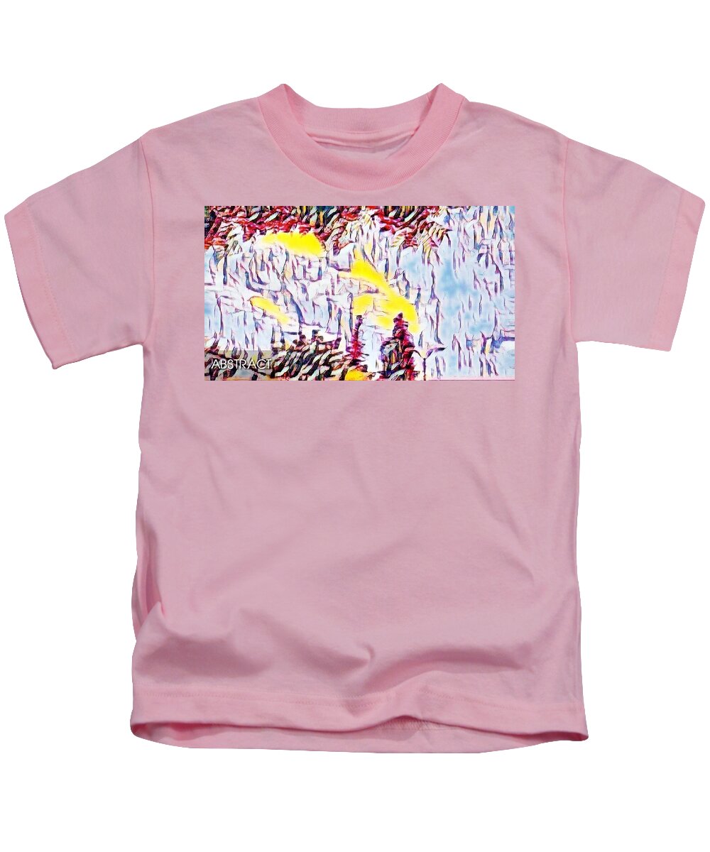 Abstract Kids T-Shirt featuring the photograph Abstract sun #1 by Steven Wills