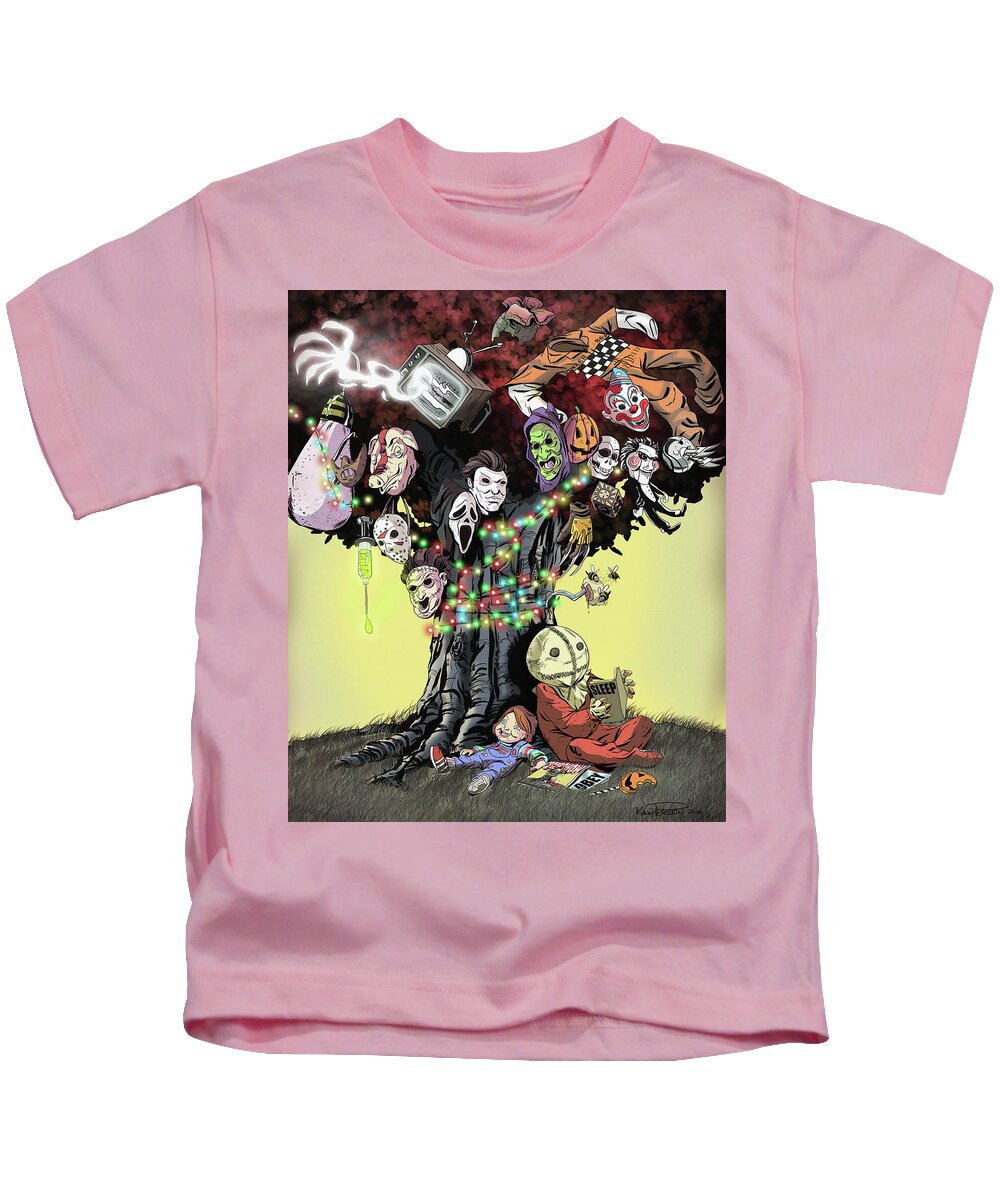 Horror Kids T-Shirt featuring the digital art 23 by Kynn Peterkin