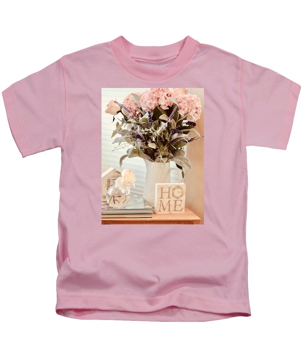 Spring Kids T-Shirt featuring the photograph At Home in the Sunroom No. 3518 by Sherry Hallemeier