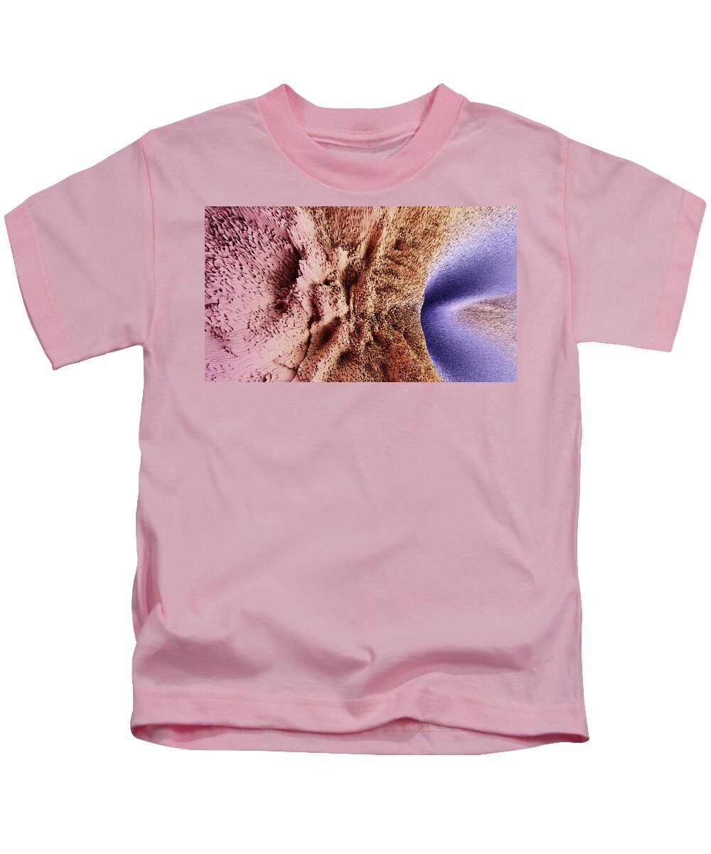 Artificial Intelligence Kids T-Shirt featuring the digital art From above by Javier Ideami