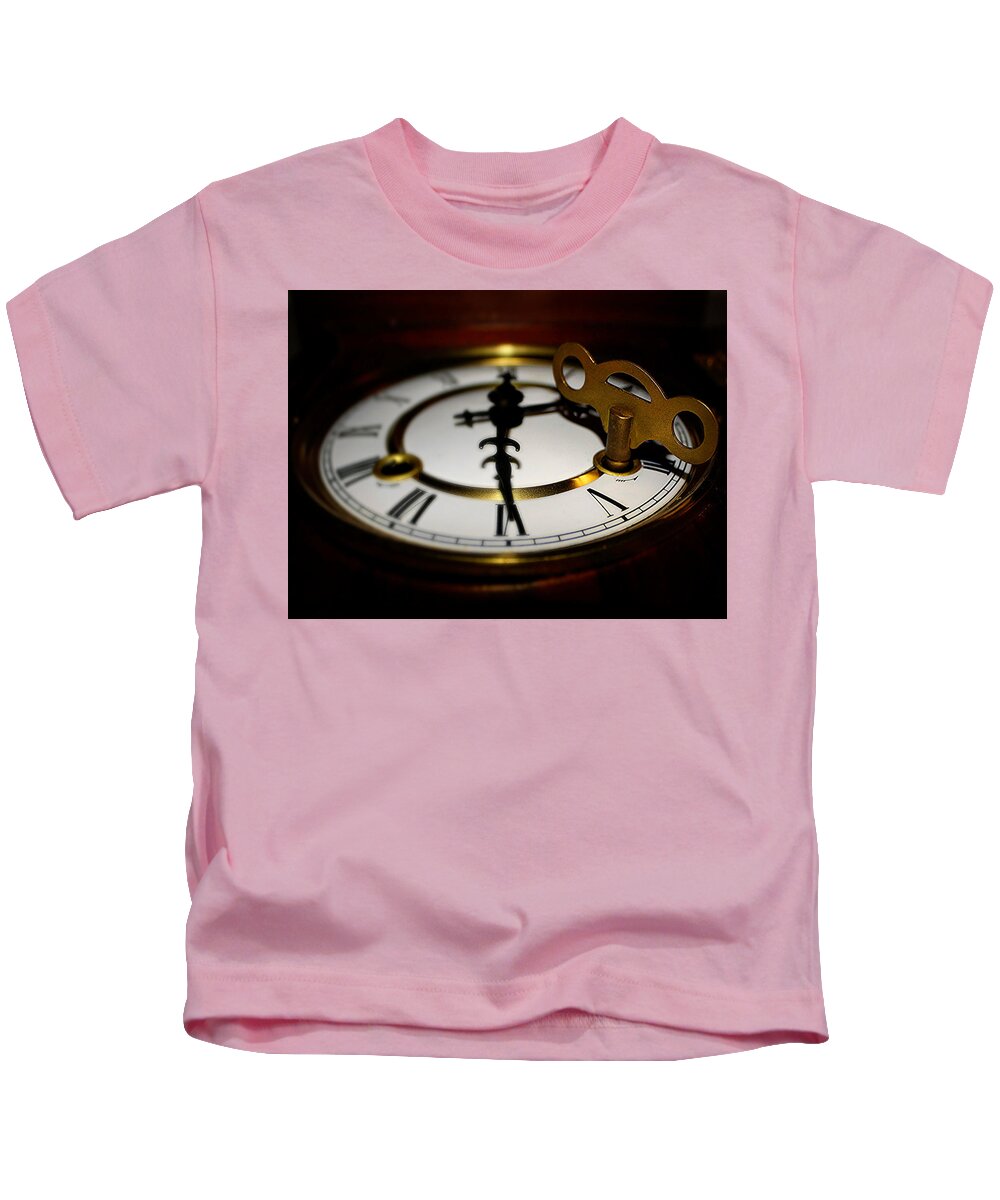Clock Kids T-Shirt featuring the photograph Hands of Time by Susan Hope Finley