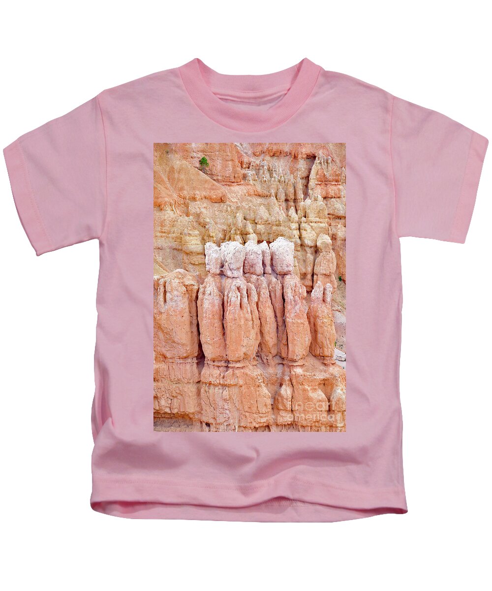 Hoodoos Kids T-Shirt featuring the photograph Hoodoos from Bryce by Amazing Action Photo Video