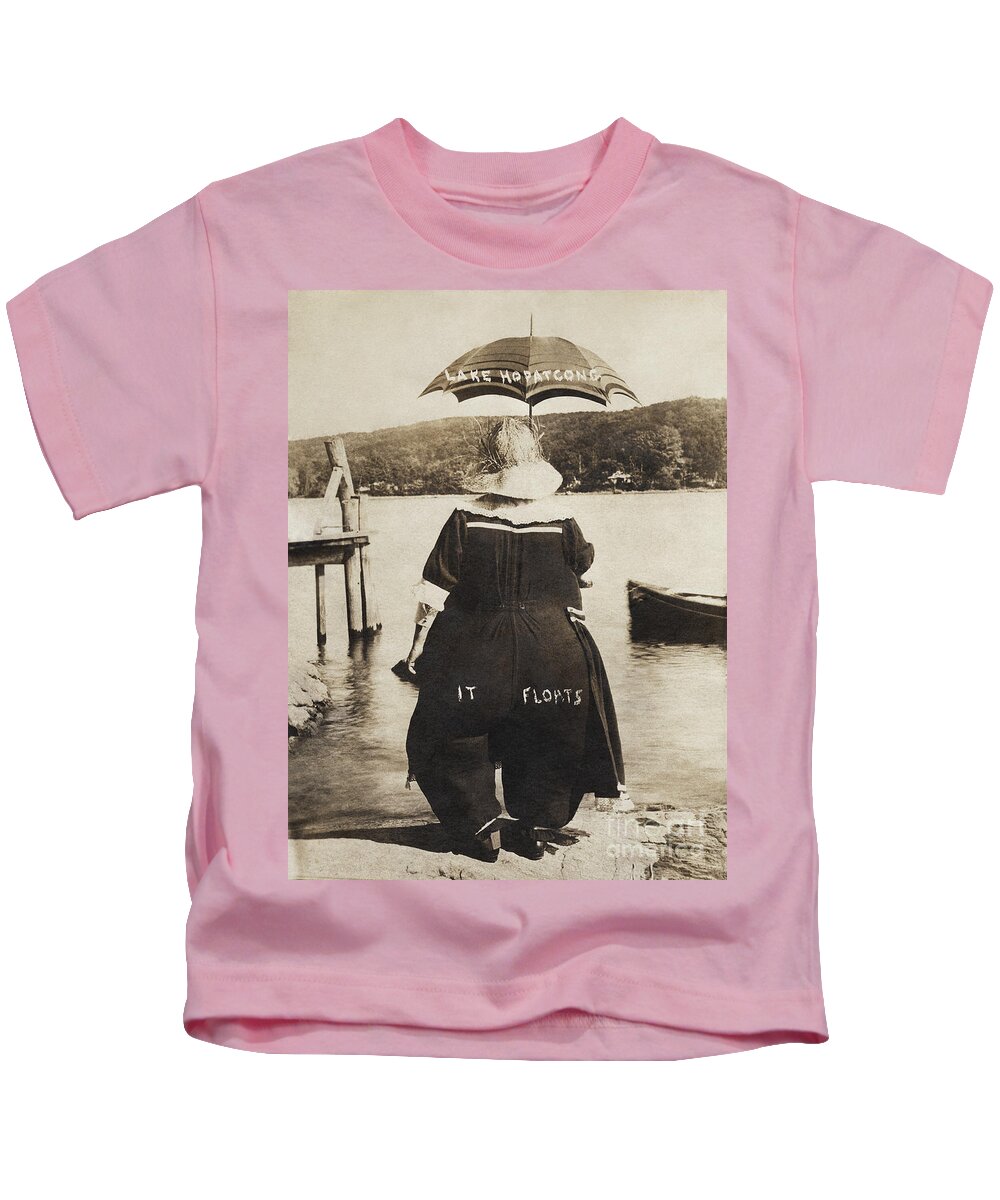 It Kids T-Shirt featuring the photograph It Floats - version 1 by Mark Miller
