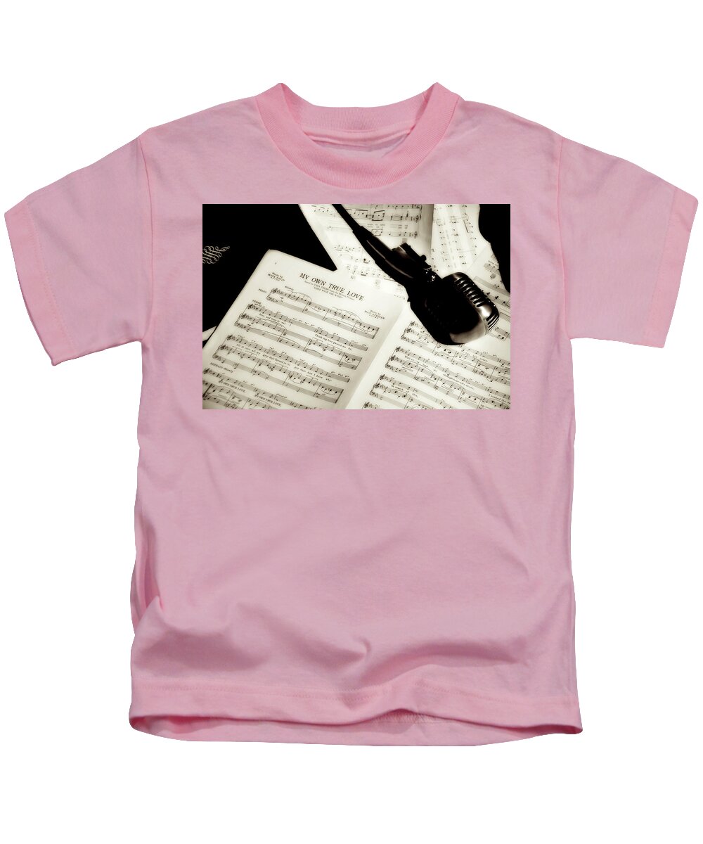 Microphone Kids T-Shirt featuring the photograph My Own True Love by See It In Texas