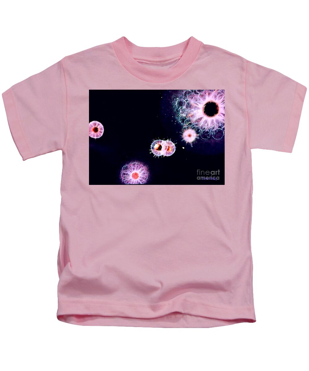 Evolution Kids T-Shirt featuring the digital art Primordial by Denise Railey