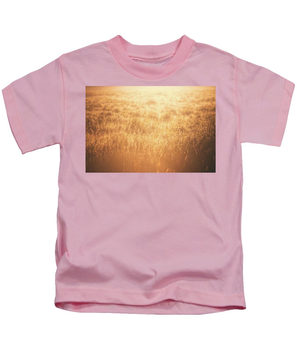Land Kids T-Shirt featuring the photograph The Golden Morning by Jaroslav Buna