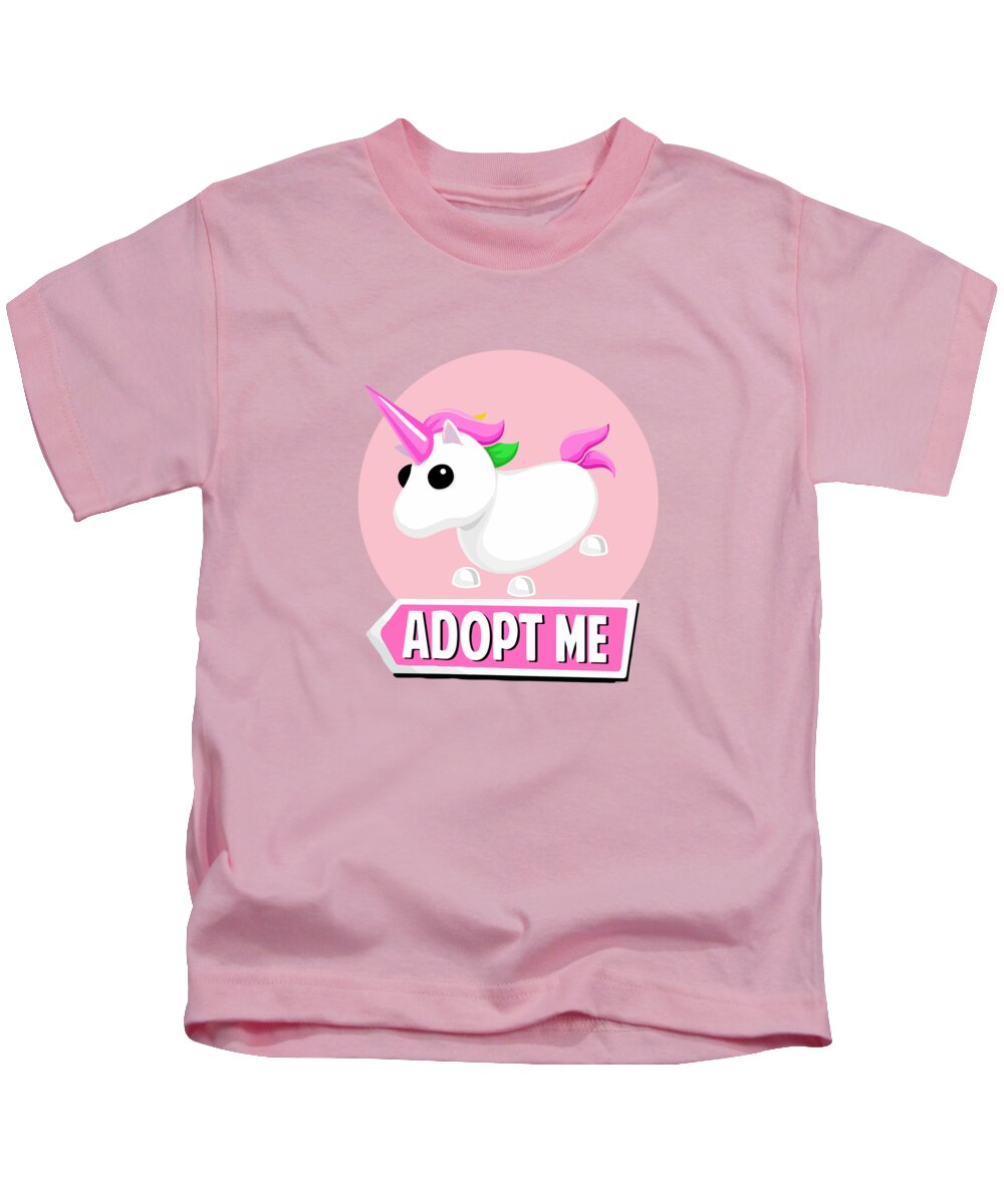 Adopt me unicorn pet Kids T-Shirt by Artexotica - Pixels
