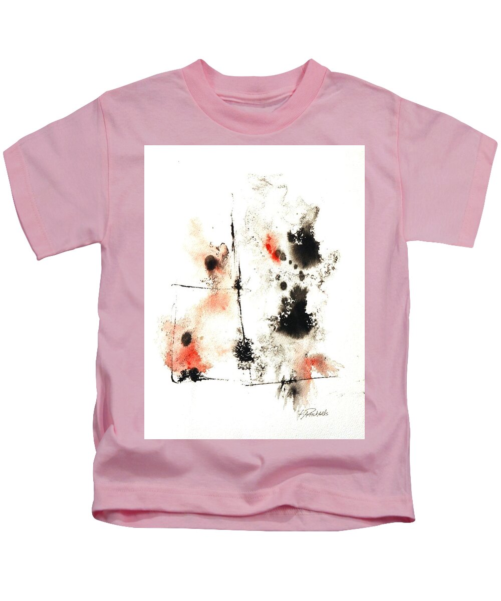 Mushin Kids T-Shirt featuring the painting Mushin -No MInd- #17 by Dick Richards