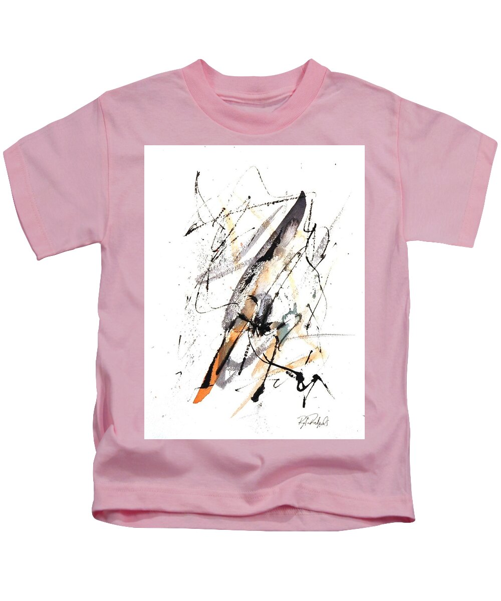 Mushin Kids T-Shirt featuring the painting Mushin -No MInd- #21 by Dick Richards