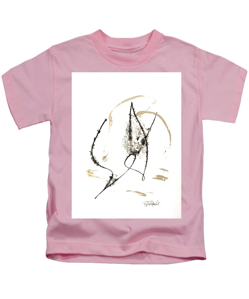 Mushin Kids T-Shirt featuring the painting Mushin -No MInd- #24 by Dick Richards