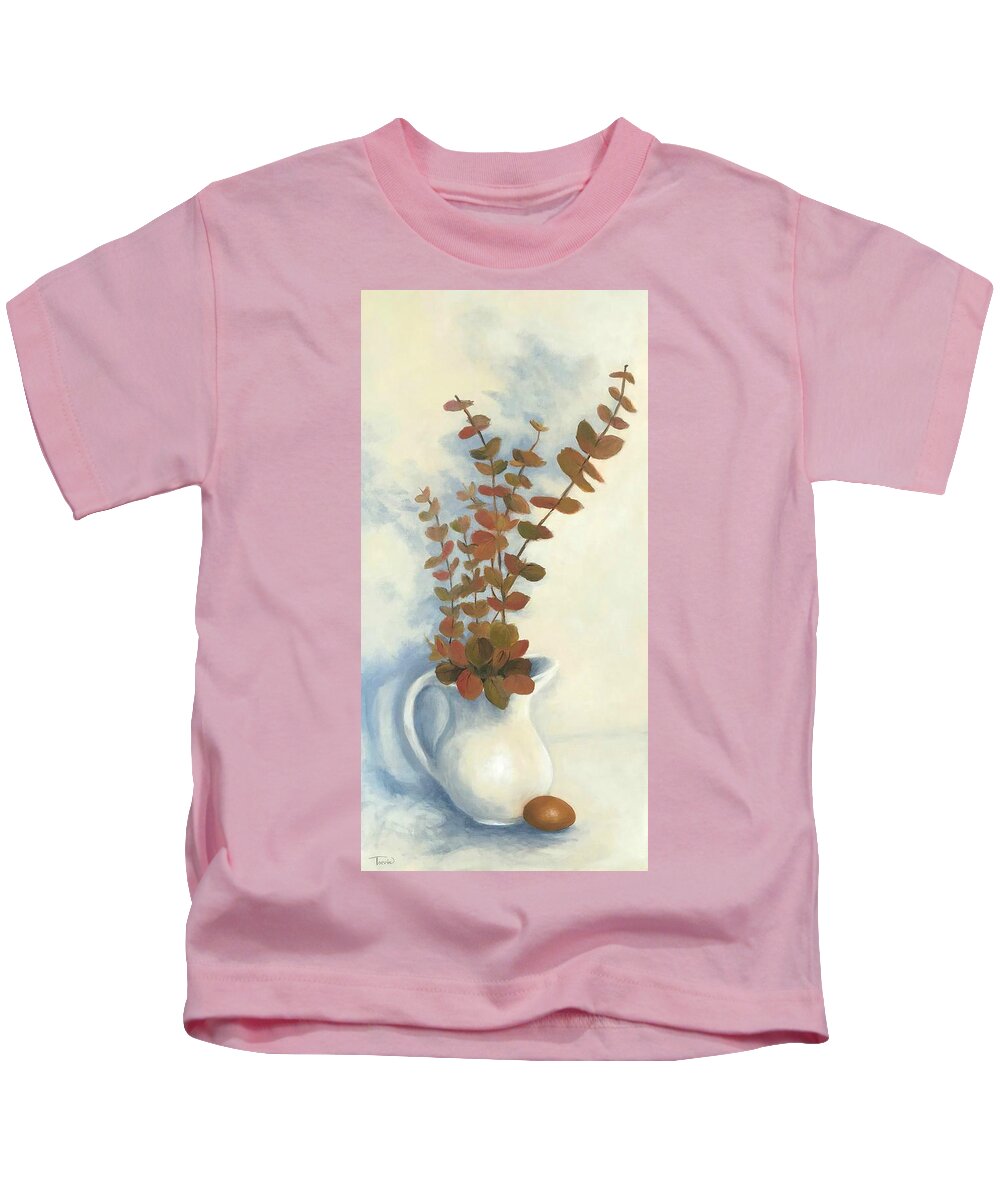 Farmhouse Kids T-Shirt featuring the painting One Good Egg by Torrie Smiley