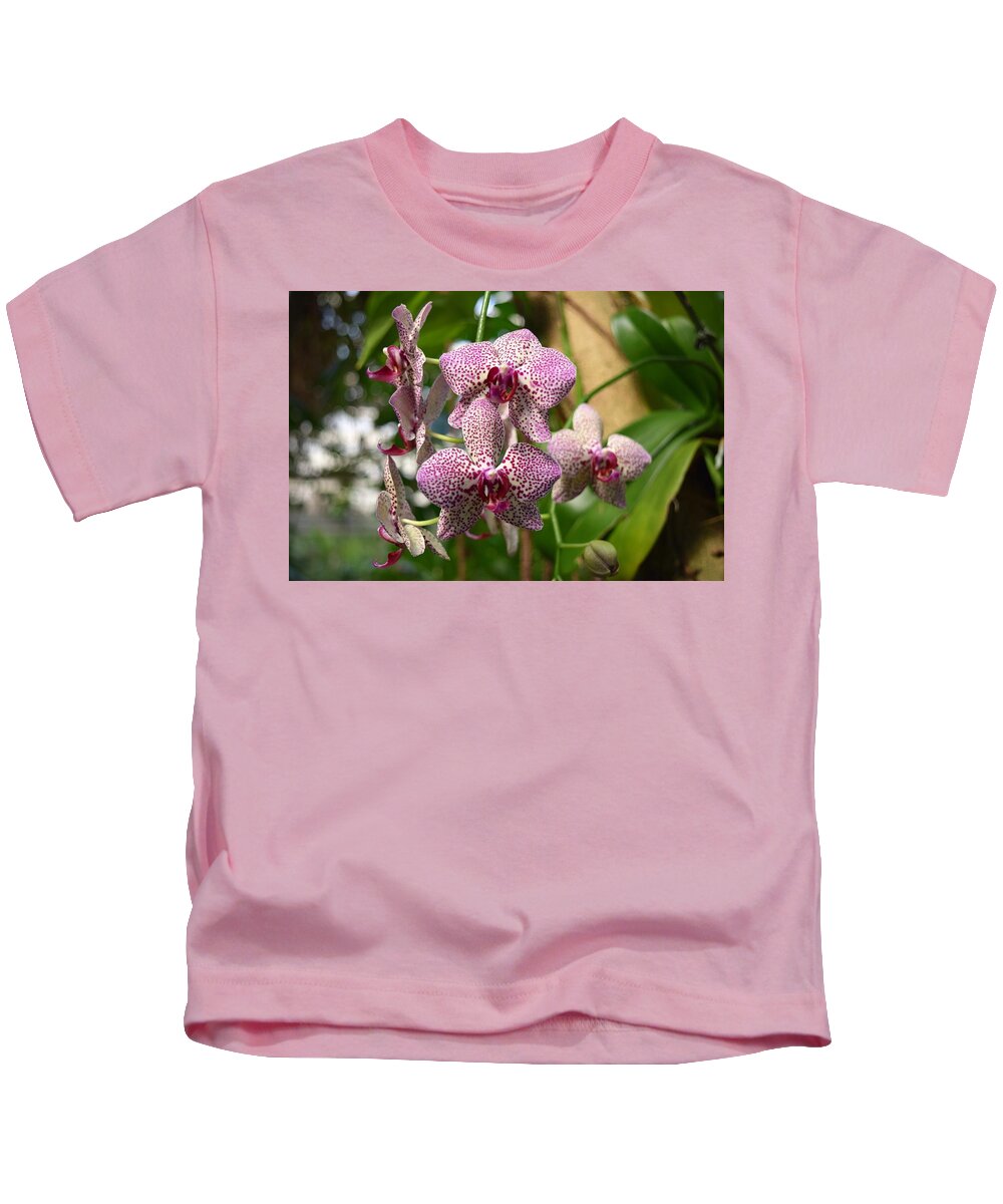 Spotted Orchids Kids T-Shirt featuring the photograph Orchids by Victor Thomason