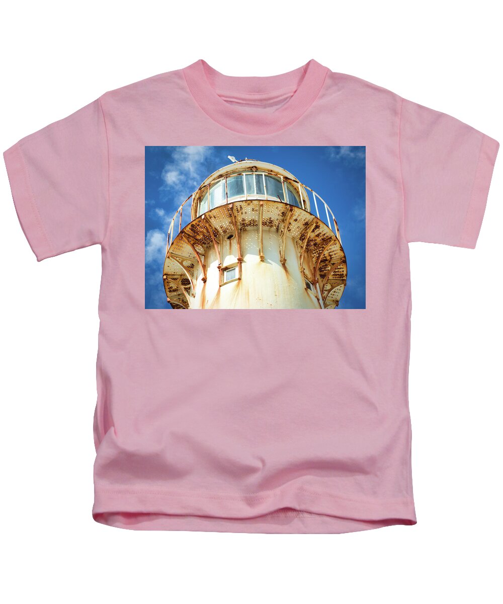 Architecture Kids T-Shirt featuring the photograph Tower View by Portia Olaughlin