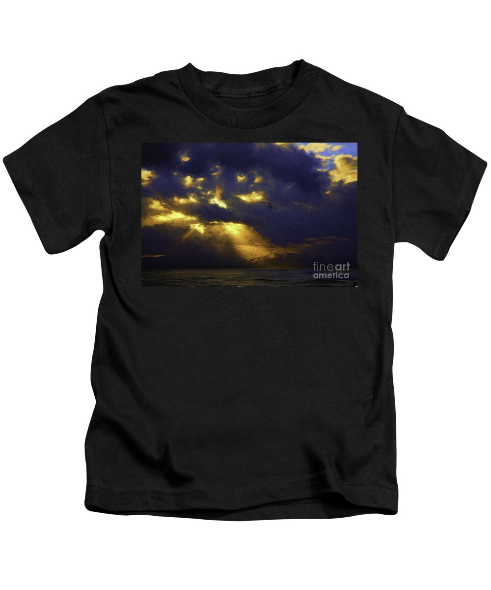 Australia Kids T-Shirt featuring the photograph Byron Bay sunset by Sheila Smart Fine Art Photography