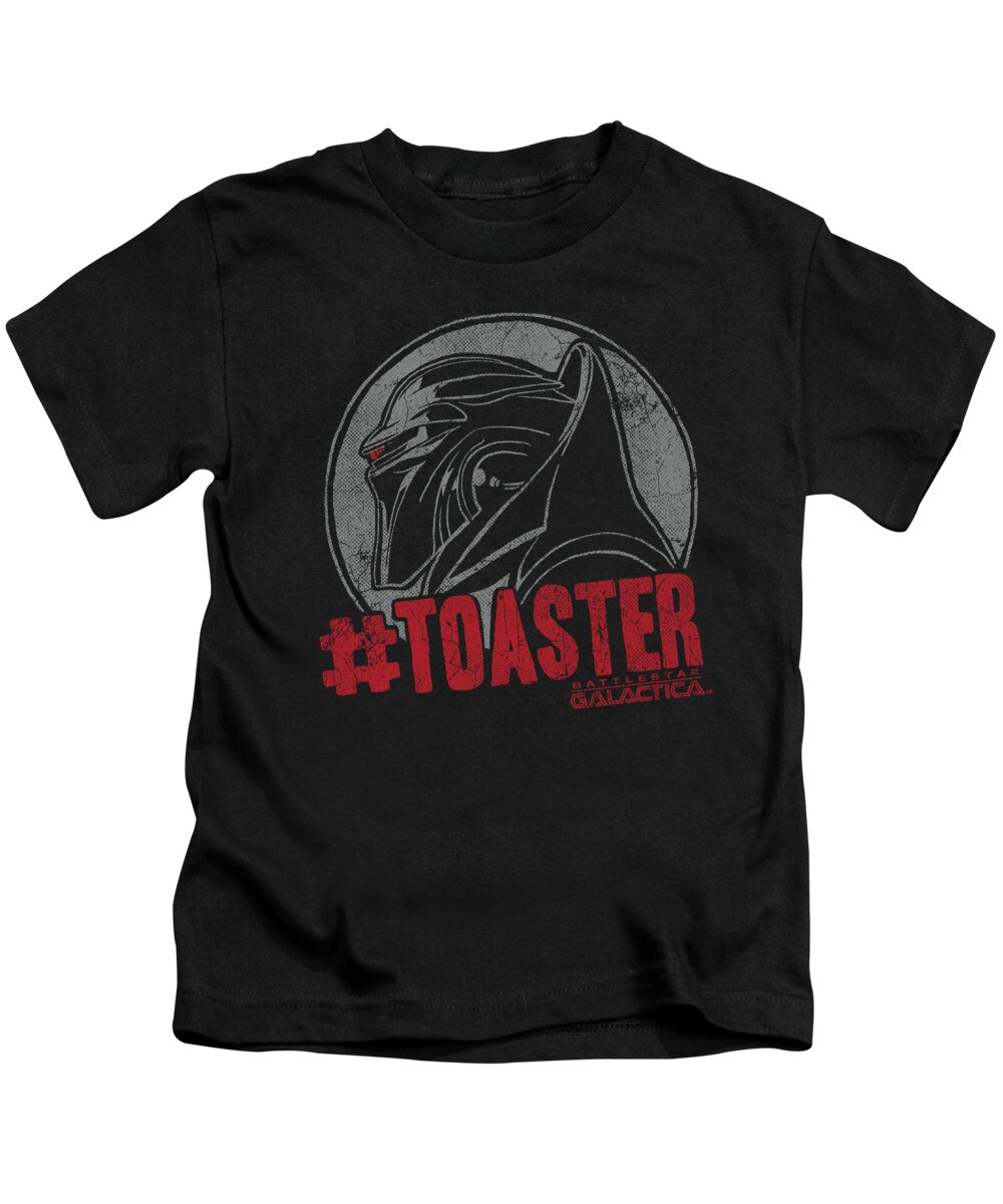 Battlestar Kids T-Shirt featuring the digital art Bsg - #toaster by Brand A