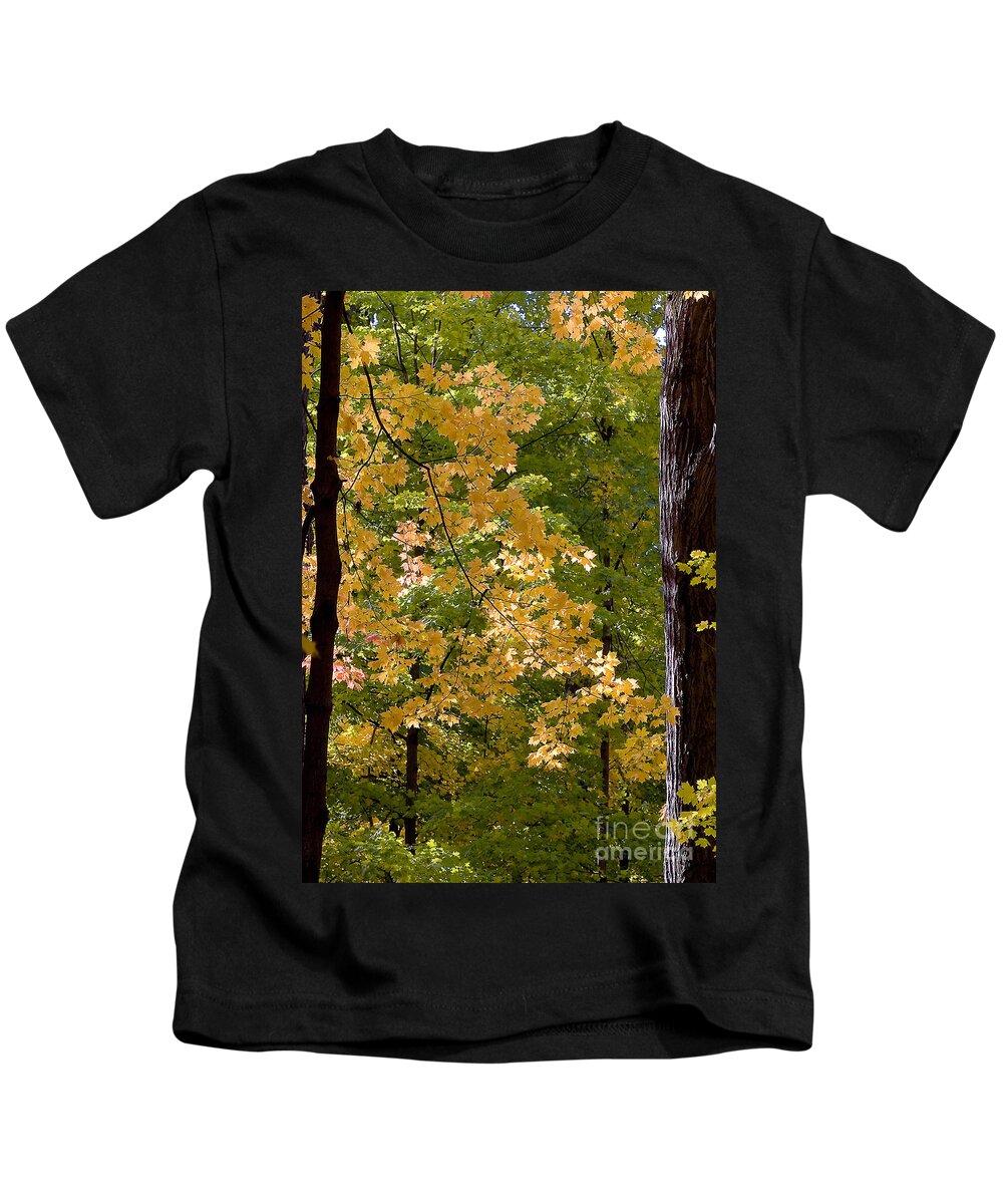 Autumn Kids T-Shirt featuring the photograph Fall Maples by Steven Ralser