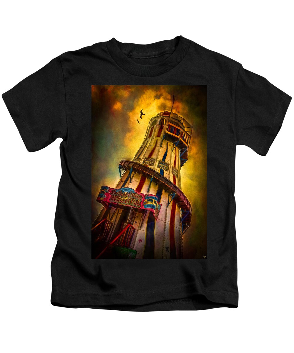 Helter Kids T-Shirt featuring the photograph Helter Skelter #1 by Chris Lord
