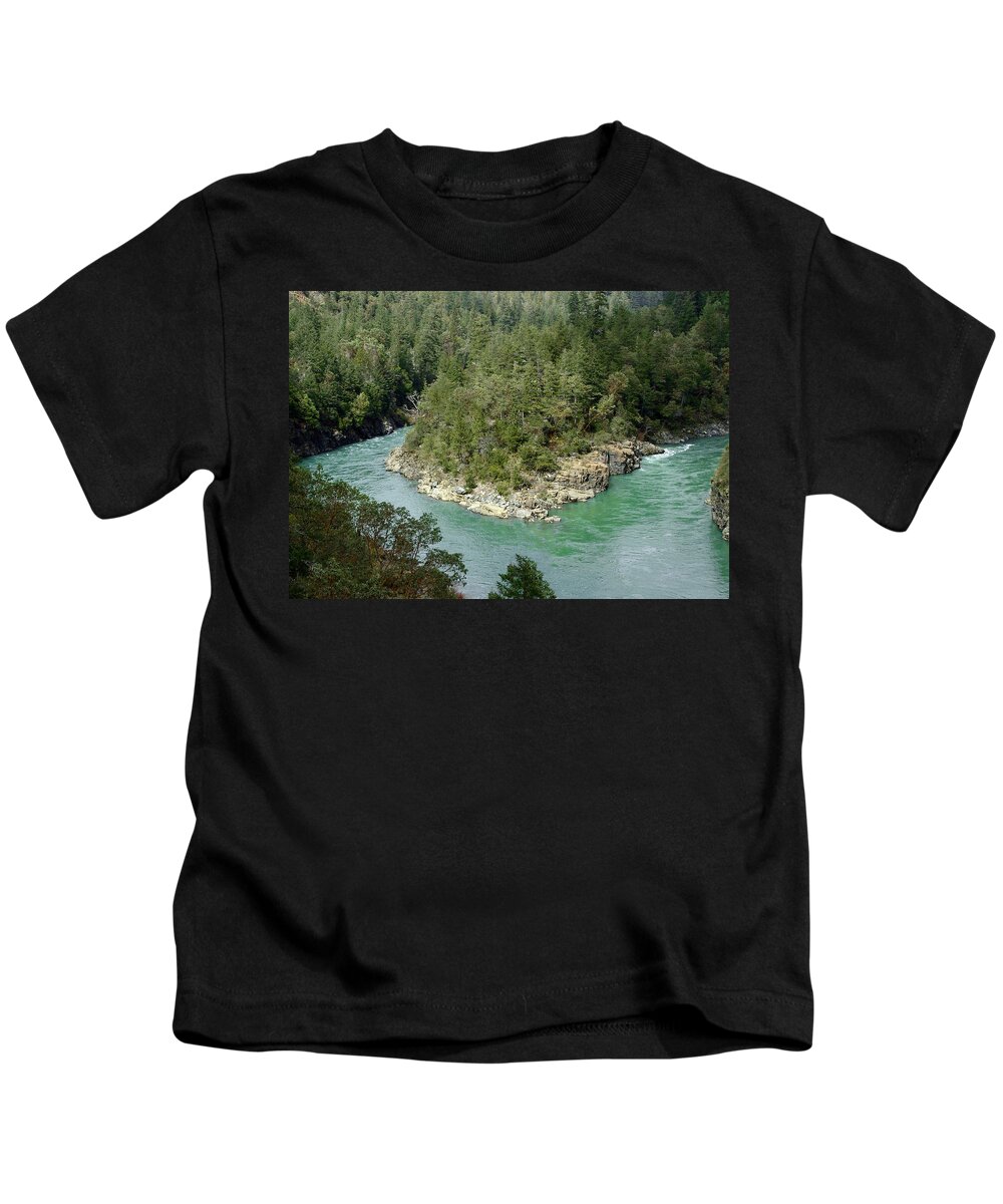 Smith River Kids T-Shirt featuring the photograph Forks of the Smith River #2 by Betty Depee