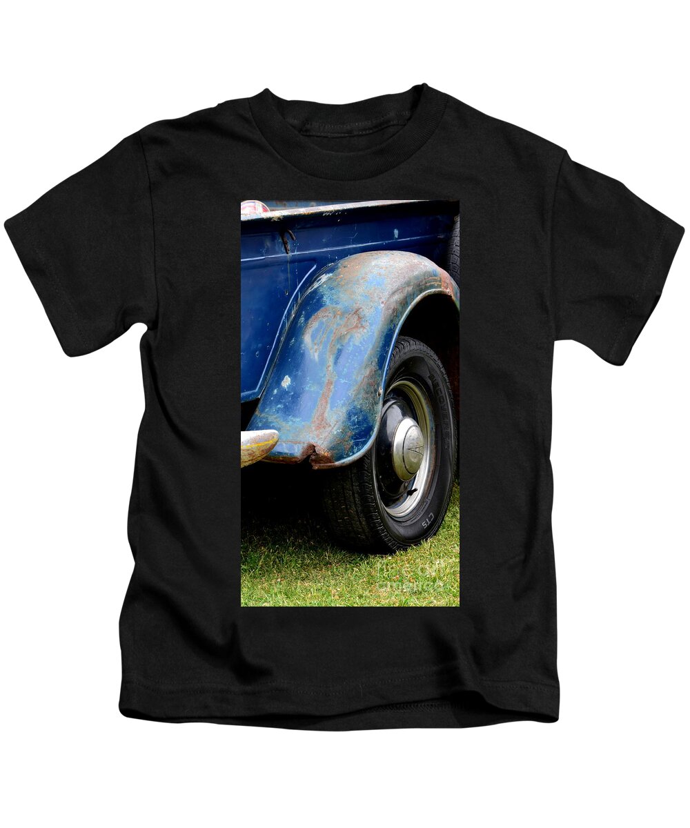 Blue Kids T-Shirt featuring the photograph Terra Nova HS Car Show #21 by Dean Ferreira