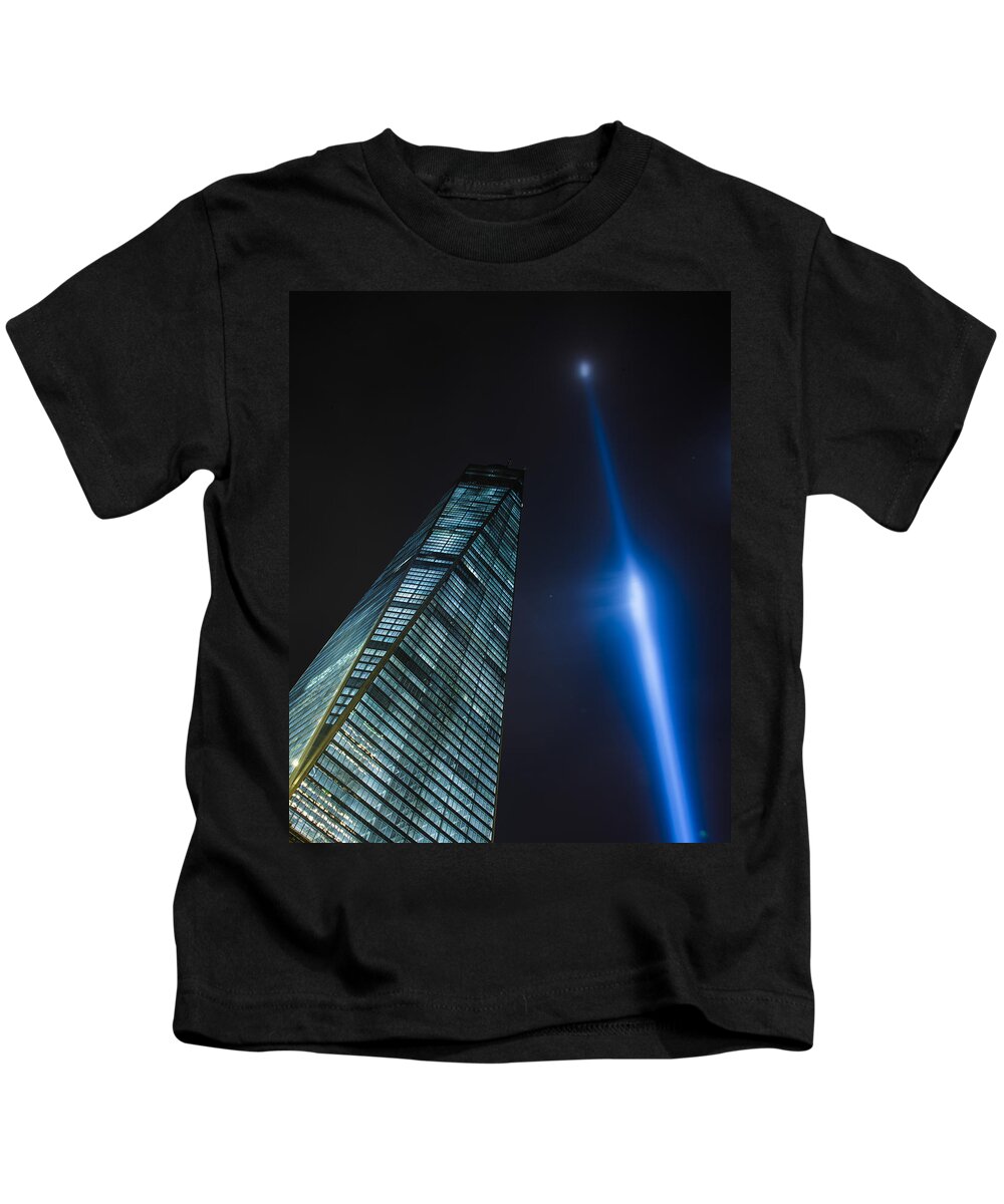 Freedom Tower Kids T-Shirt featuring the photograph Freedom Tower #9 by Theodore Jones