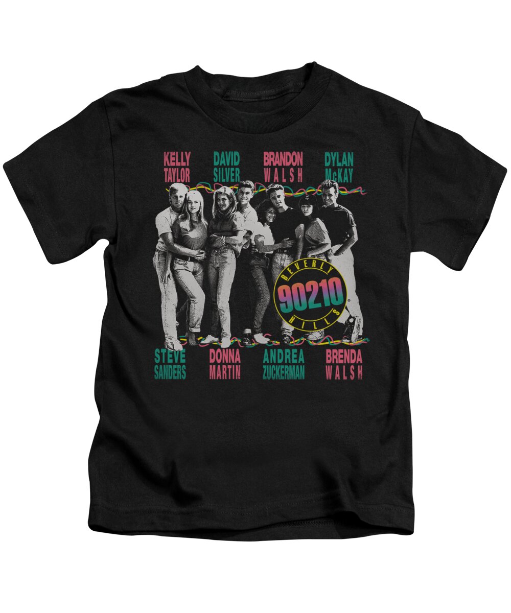 90210 Kids T-Shirt featuring the digital art 90210 - We Got It by Brand A