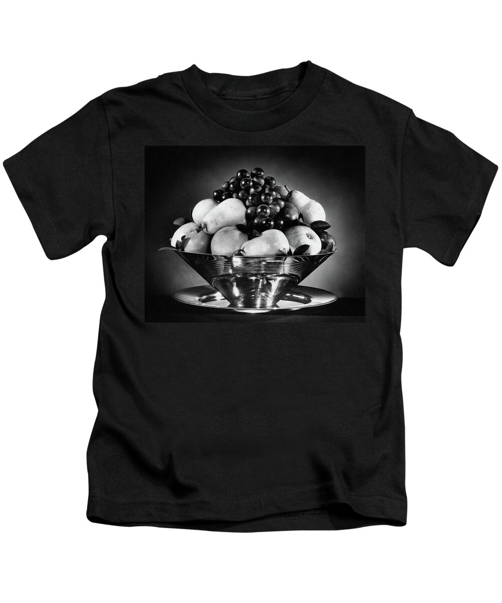 Food Kids T-Shirt featuring the photograph A Fruit Bowl by Peter Nyholm