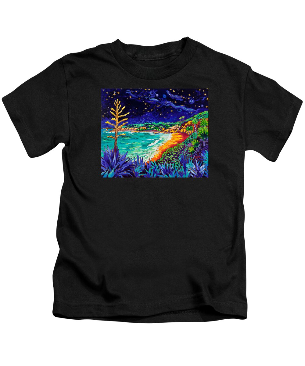 Agave Kids T-Shirt featuring the painting Agave Noche by Cathy Carey