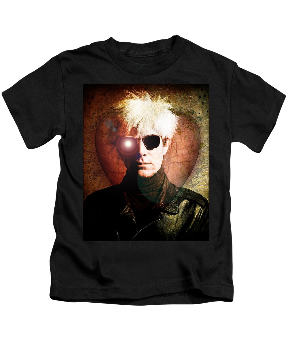 Andy Warhol Kids T-Shirt featuring the photograph Andys Love by J C