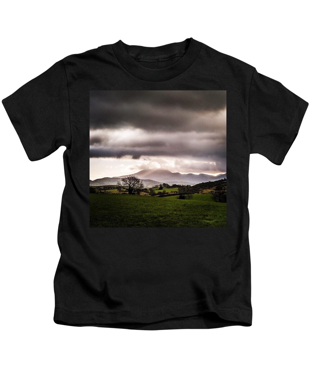  Kids T-Shirt featuring the photograph Back Home In Northern Ireland. My First by Aleck Cartwright