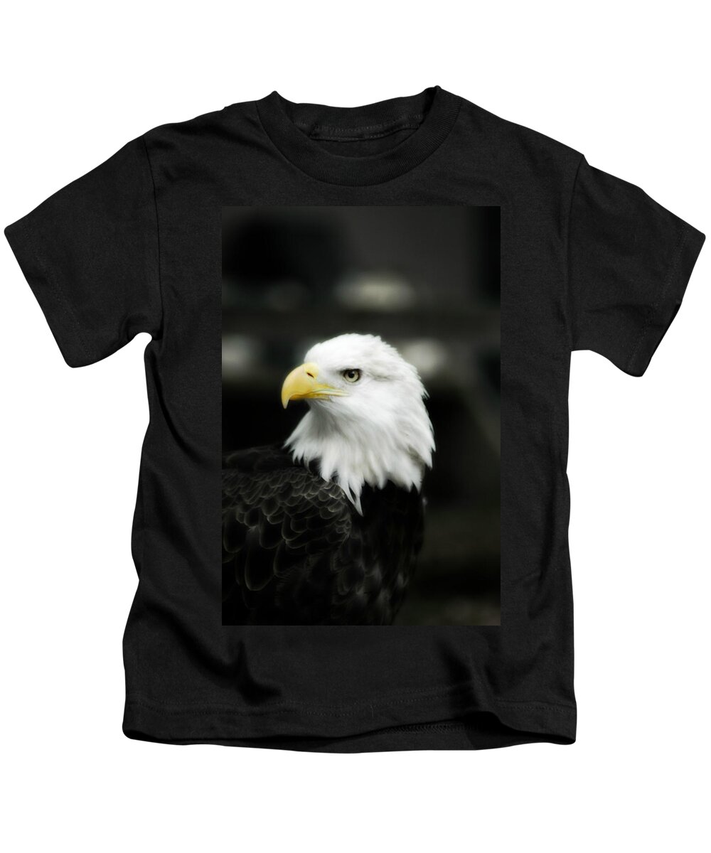 Bald Eagle Kids T-Shirt featuring the photograph Bald Eagle by Peggy Franz