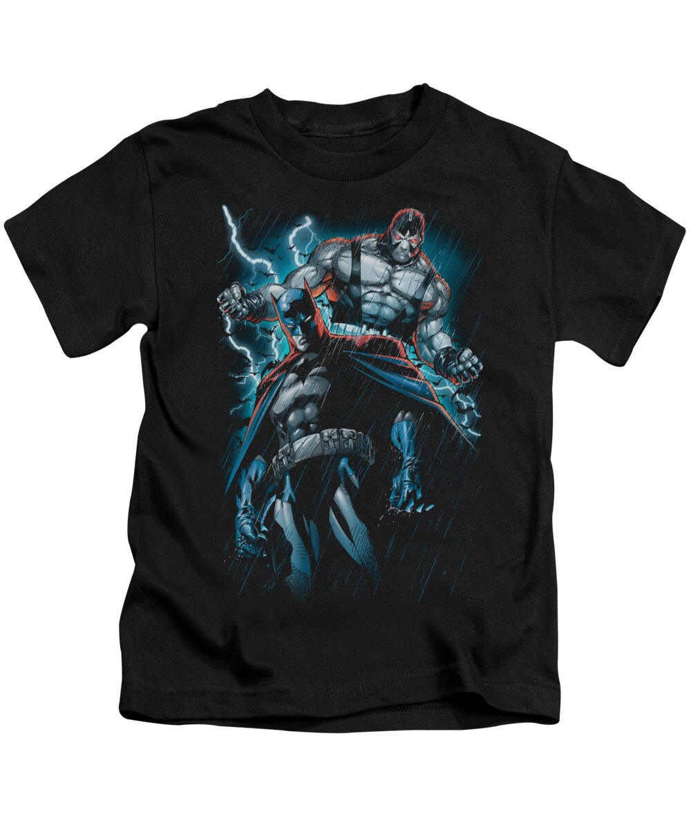  Kids T-Shirt featuring the digital art Batman - Evil Rising by Brand A