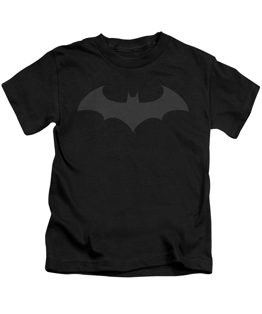  Kids T-Shirt featuring the digital art Batman - Hush Logo by Brand A